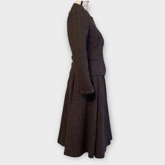 Vintage LUBA Tweed Wool Dress Skirt Suit - Picture 6 of 14